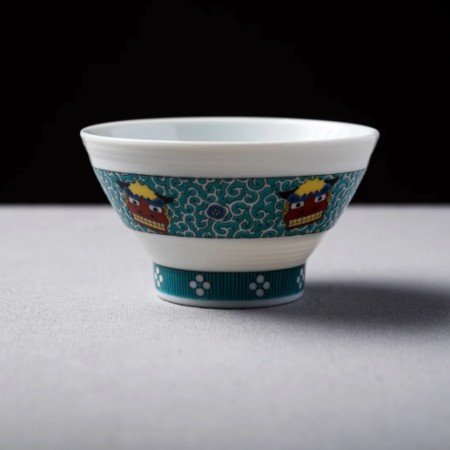 Kutani ware Design Rice Bowl