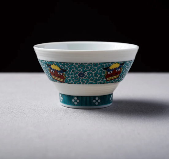 Kutani ware Design Rice Bowl