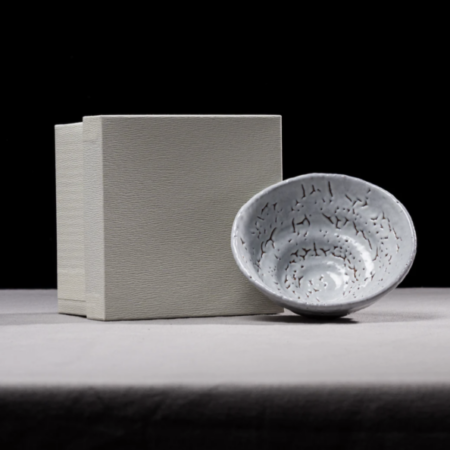 Hagi Ware Pottery Tea Bowl, Rice Bowl – White Hagi