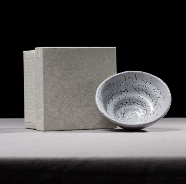 Hagi Ware Pottery Tea Bowl, Rice Bowl – White Hagi